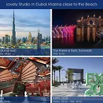 Studio In Dubai Marina By Beach & Metro - Z313