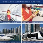 Studio In Dubai Marina By Beach & Metro - Z313